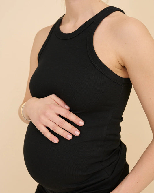 RIBBED PREGNANCY TANK - Tops-9•BORROUGHS