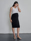 ESSENTIAL SKIRT - Pencil Skirt aus weichster Knitwear - -9•BORROUGHS