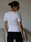 ESSENTIAL WHITE T - SHIRT - ROUND NECK - Tops - 9•BORROUGHS