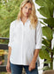 JENNY. Weiße Bluse aus Biobaumwolle ( - 50%, Originalpreis 94€) - Tops - 9•BORROUGHS