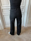 03 WIDE LEG - PITCH BLACK. Jeans aus Bio-Baumwolle mit Bauchbund - Jeans-9•BORROUGHS